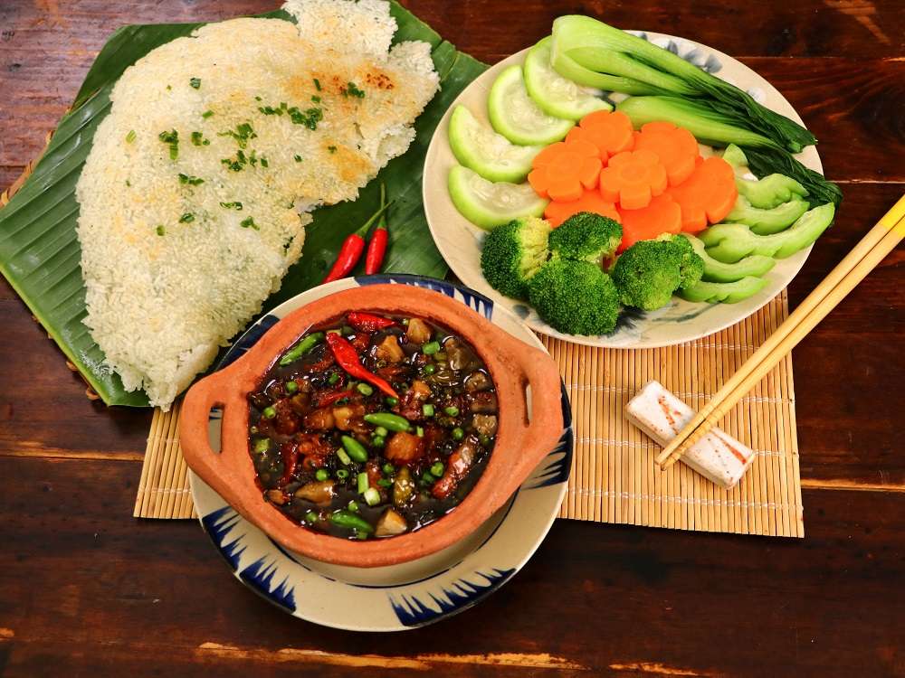 Cơm Cháy Kho Quẹt – Hương Vị Dân Dã Mang Đậm Bản Sắc Miền Tây